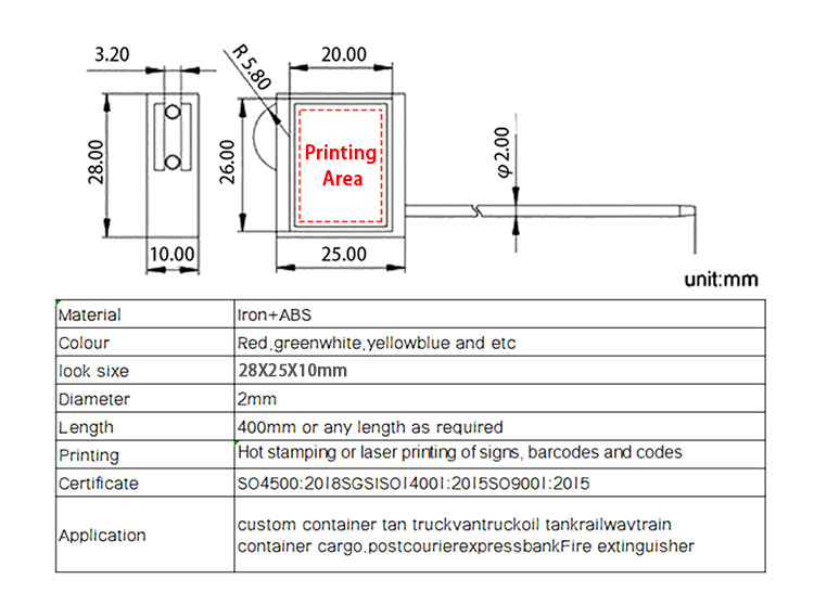 double lock cable seal