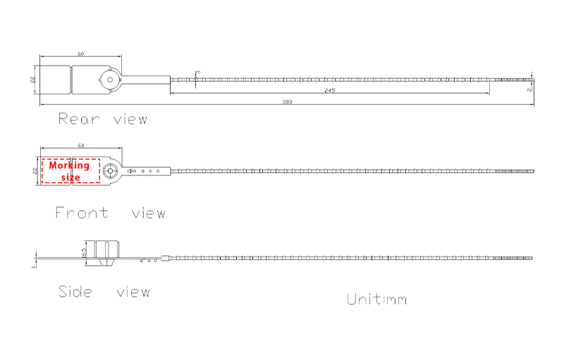 Пластиковые уплотнения для грузовиков Plastic Truck Seals