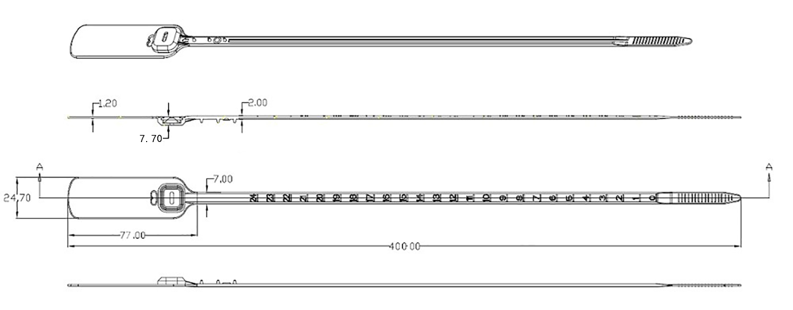 Пластиковый замок-пломба Пластиковый замок-пломба