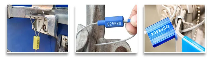 Квадратная кабельная пломба 1,8 мм, сертифицированная по стандарту ISO