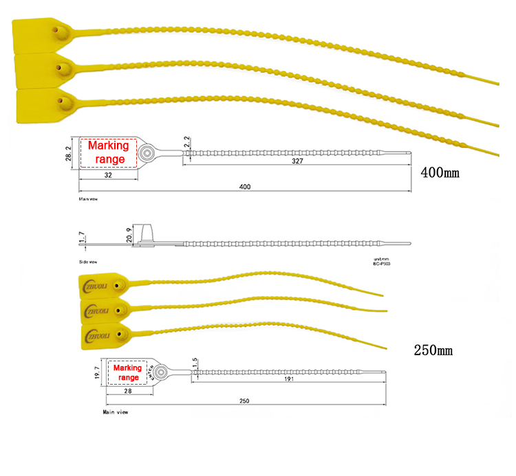 Высоконадежное пластиковое уплотнение Pull-tite Pull-tite High Secure Plastic Seal