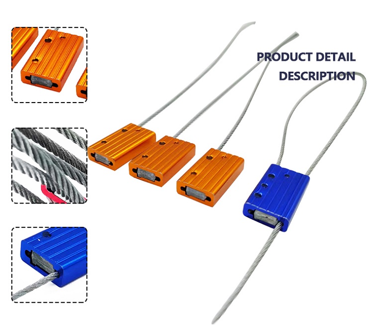 Кабельное уплотнение из алюминиевого сплава для контейнеров Aluminium Alloy Cable Seal For Containers