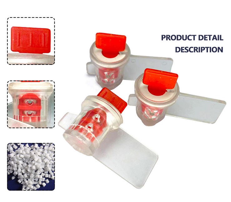 Поворотная прозрачная пломба счетчика с защитой от несанкционированного доступа Anti-tamper Twist Transparent Meter seal