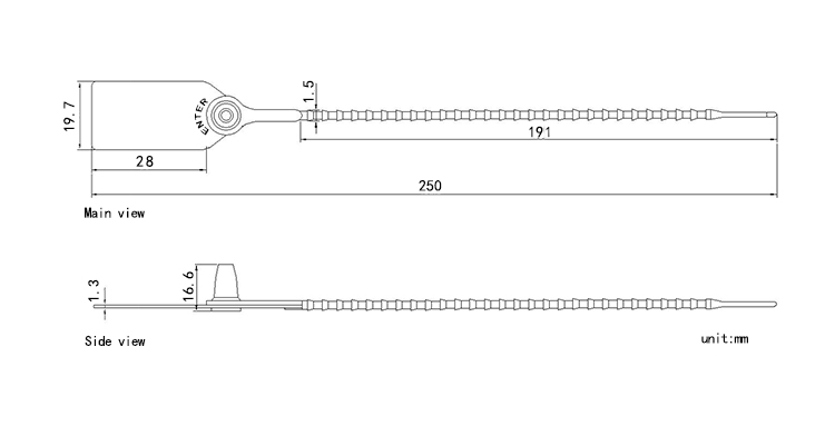 Регулируемые пластиковые уплотнения Adjustable Plastic Seals