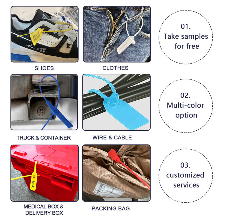 Пластиковые защитные пломбы Plastic Tamper Evident Seals